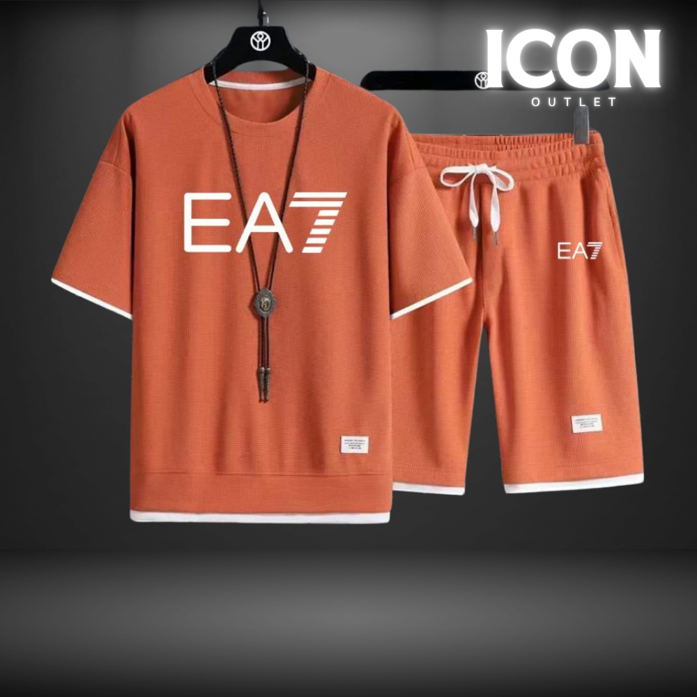 ICON OUTLET™ T-Shirt & Shorts EA7