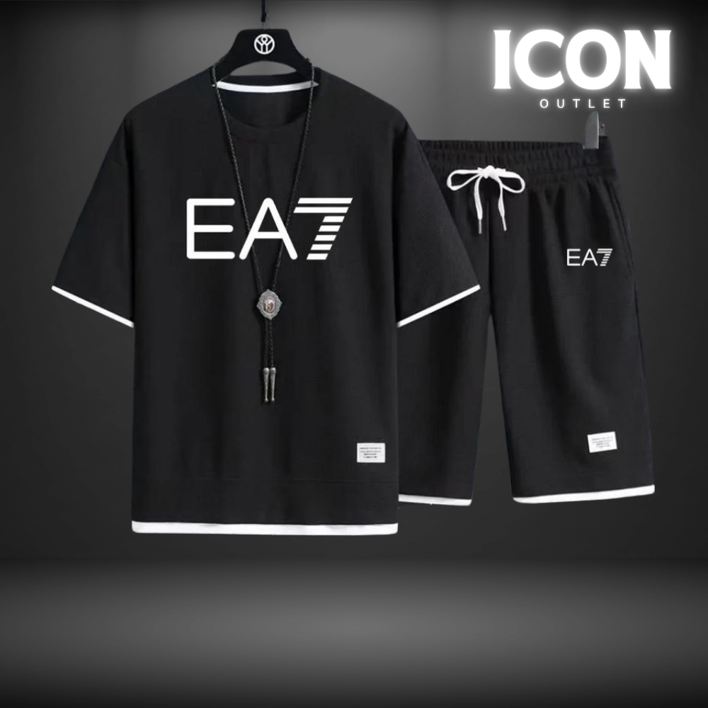 ICON OUTLET™ T-Shirt & Shorts EA7