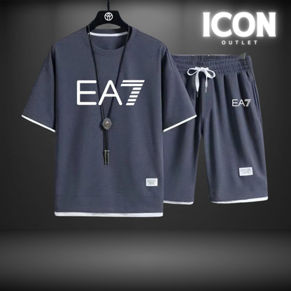 ICON OUTLET™ T-Shirt & Shorts EA7